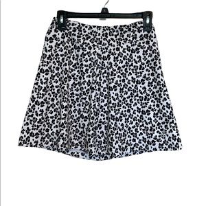 Jofit Black and White Animal Print Skort size XS